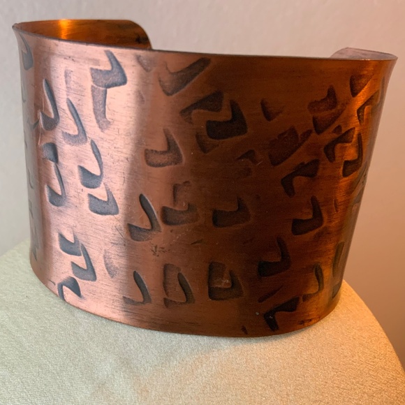 Vtg copper bracelet by Fantasy studio in Canada. Unisex, adjustable. - Picture 3 of 5